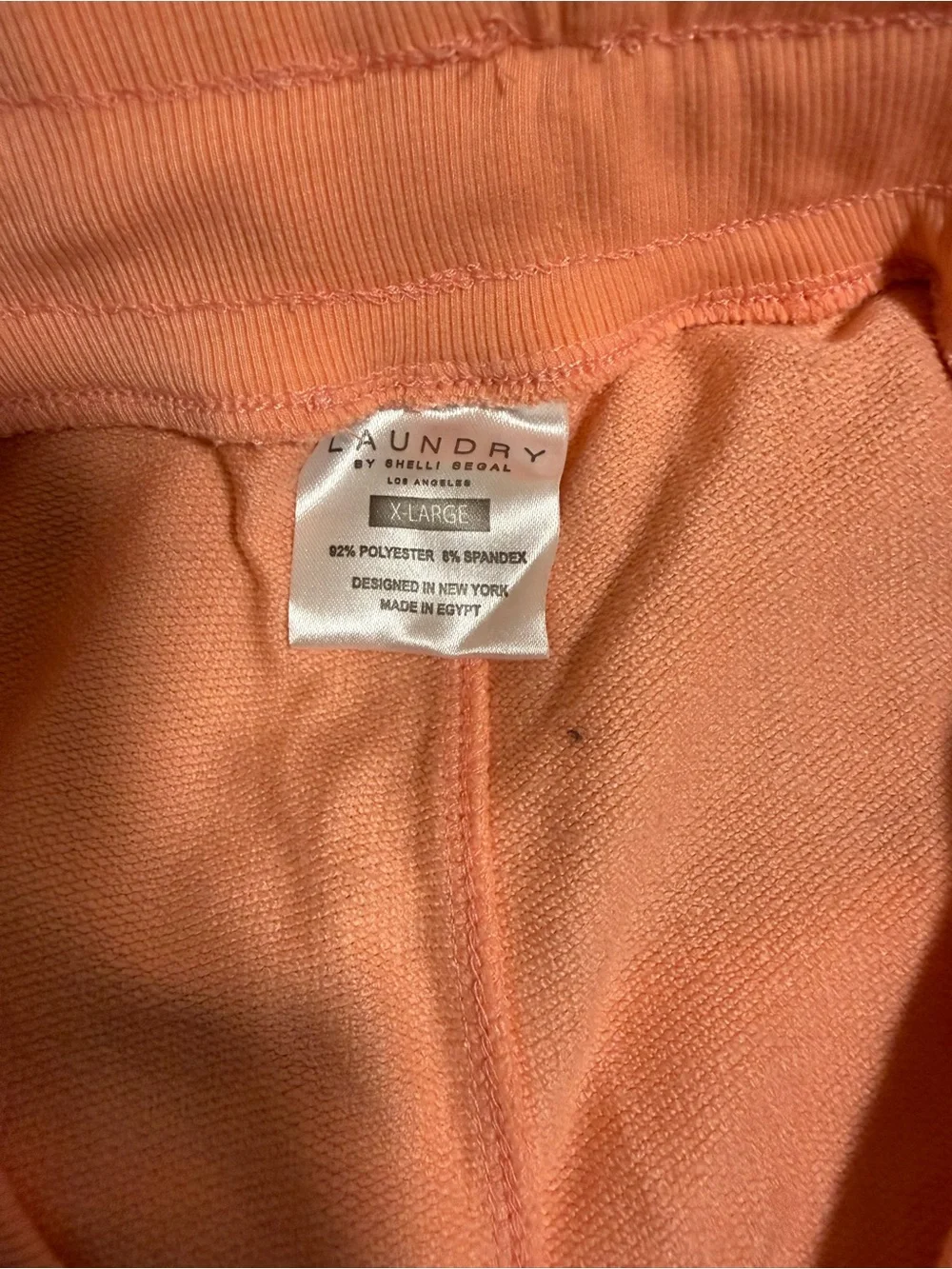 Laundry By Shelli Segal Men's Peach Drawstring Athletic Shorts